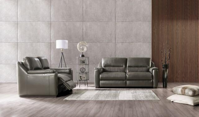 ALTAMURA Power Sofa, Gray & Beige - Jay's Mattress Plus (NY)