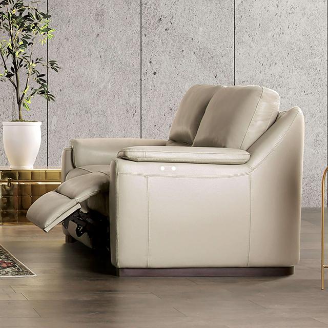 ALTAMURA Power Sofa, Gray & Beige - Jay's Mattress Plus (NY)