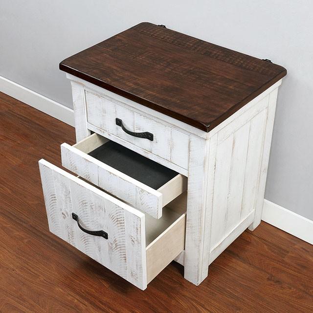 ALYSON Night Stand w/ USB Plug - Jay's Mattress Plus (NY)