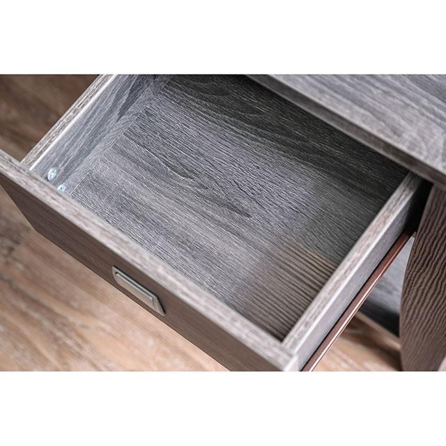Amity Gray End Table - Jay's Mattress Plus (NY)