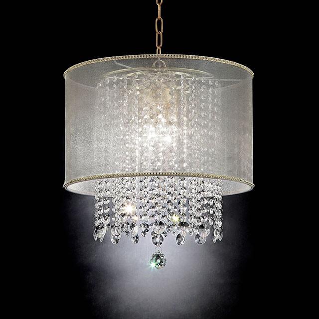 Ana Gold Ceiling, Floor & Table Lamp - Jay's Mattress Plus (NY)