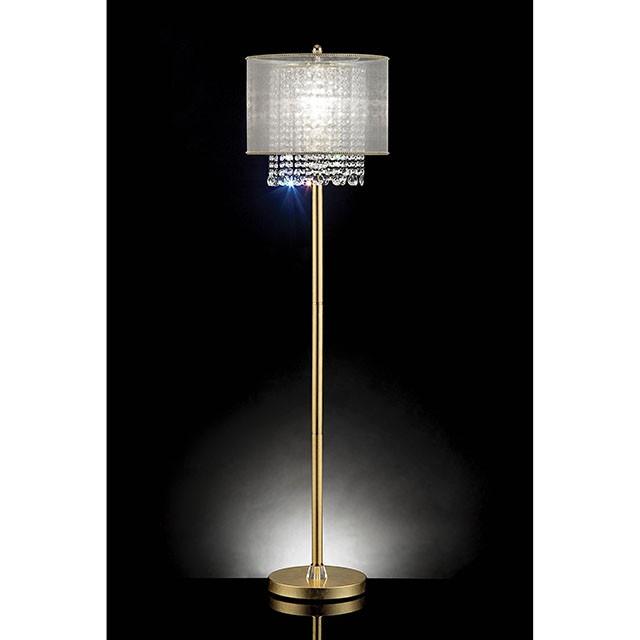 Ana Gold Ceiling, Floor & Table Lamp - Jay's Mattress Plus (NY)