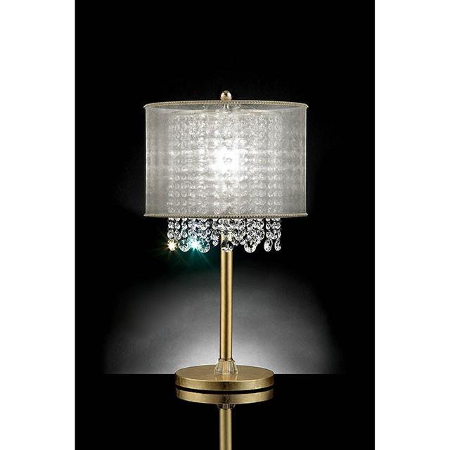 Ana Gold Ceiling, Floor & Table Lamp - Jay's Mattress Plus (NY)