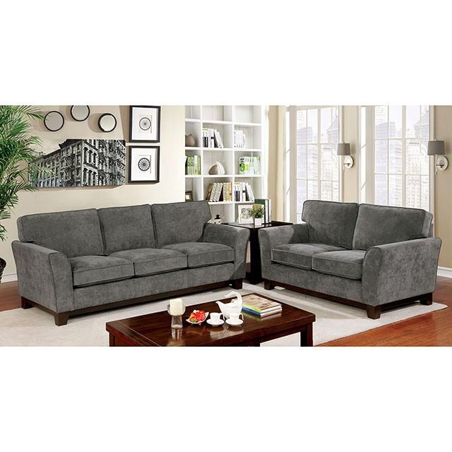 Caldicot Gray Love Seat - Jay's Mattress Plus (NY)