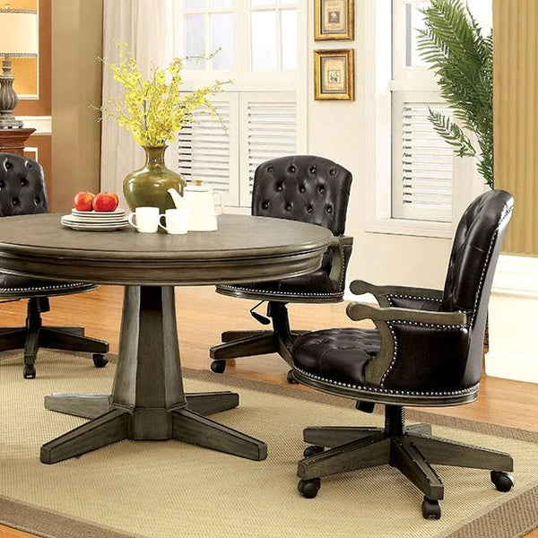 YELENA Gray Game Table - Jay's Mattress Plus (NY)