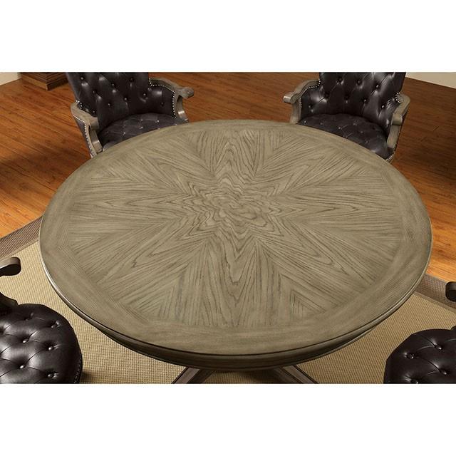 YELENA Gray Game Table - Jay's Mattress Plus (NY)