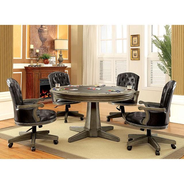 YELENA Gray Game Table - Jay's Mattress Plus (NY)