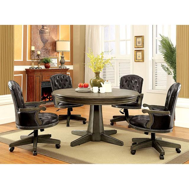 YELENA Gray Game Table - Jay's Mattress Plus (NY)