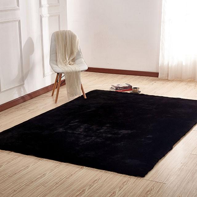 Caparica Black 5' X 7' Area Rug - Jay's Mattress Plus (NY)