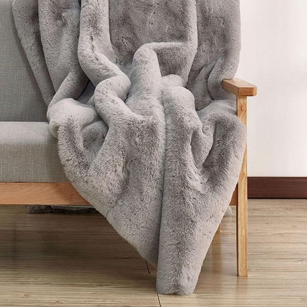 Caparica Silver Throw, Silver - Jay's Mattress Plus (NY)