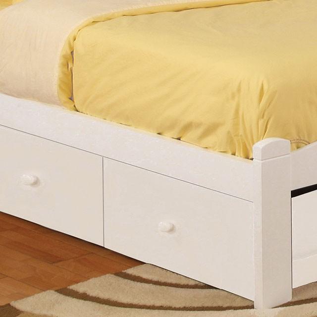 Caren White Twin Bed - Jay's Mattress Plus (NY)