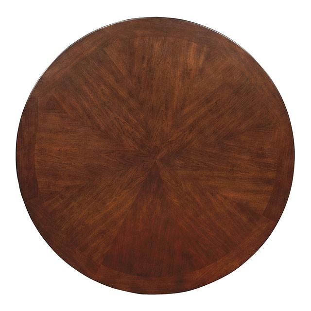 Carlisle Brown Cherry Round Dining Table - Jay's Mattress Plus (NY)