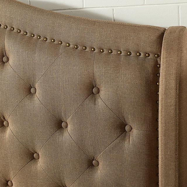 Carly Cal.King, E.King, Full, & Queen Bed Grey & Brown - Jay's Mattress Plus (NY)