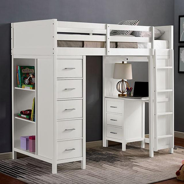 CASSIDY Twin Loft Bed w/ Drawers - Jay's Mattress Plus (NY)