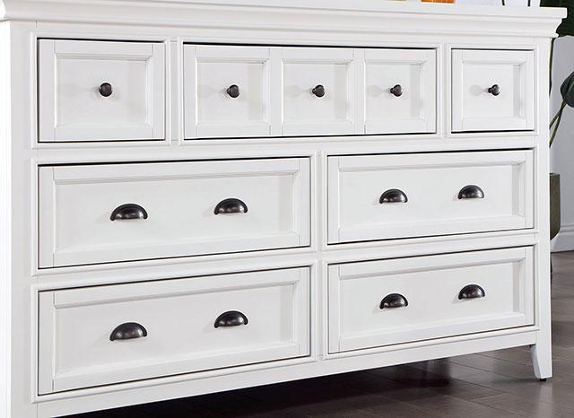CASTILE Dresser, White - Jay's Mattress Plus (NY)