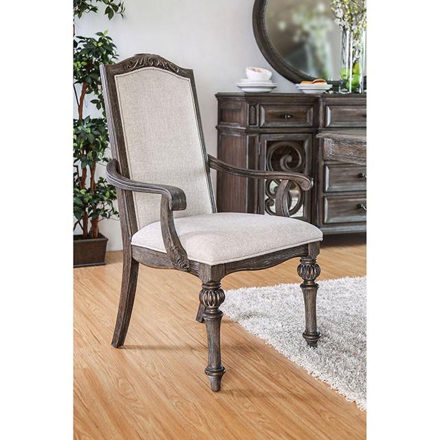 ARCADIA Rustic Natural Tone, Ivory Dining Table - Jay's Mattress Plus (NY)