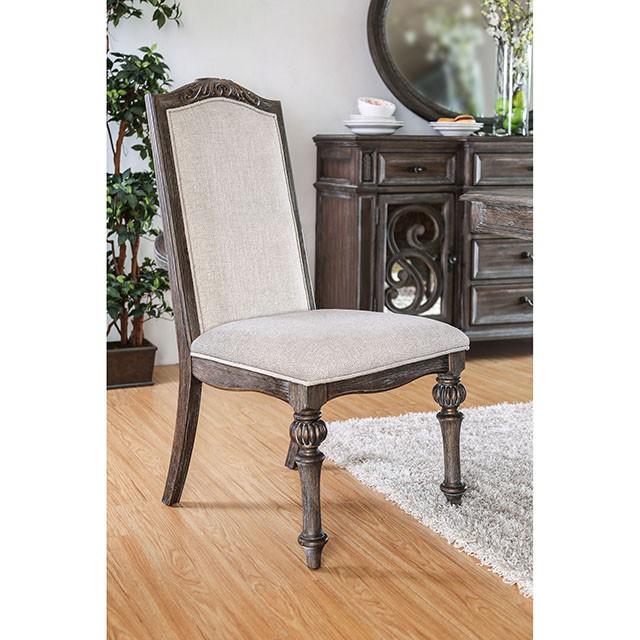 ARCADIA Rustic Natural Tone, Ivory Dining Table - Jay's Mattress Plus (NY)