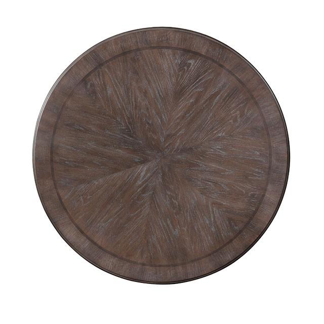 Arcadia Rustic Natural Tone Round Dining Table - Jay's Mattress Plus (NY)