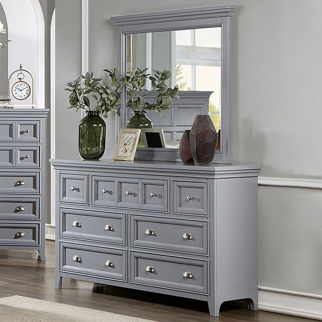 CASTLILE Dresser, Gray - Jay's Mattress Plus (NY)