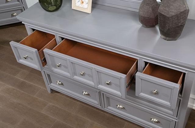 CASTLILE Dresser, Gray - Jay's Mattress Plus (NY)