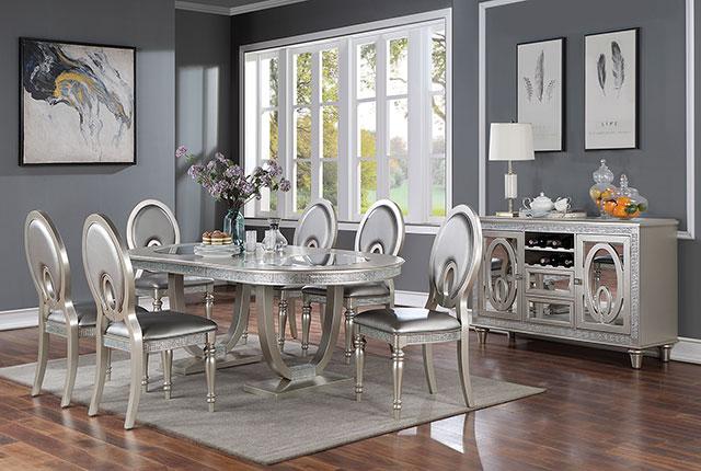 Cathalina 7 Pc Dining Table Set - Jay's Mattress Plus (NY)