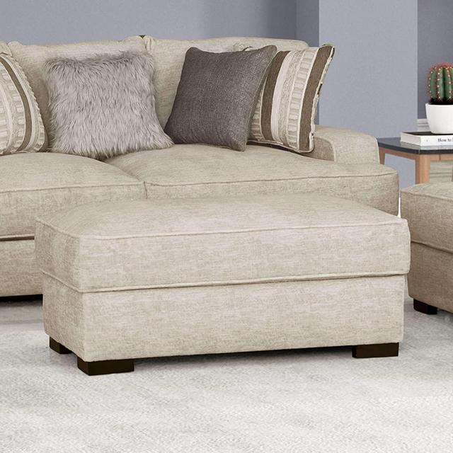 ARDENFOLD Ottoman, Beige & Gray - Jay's Mattress Plus (NY)