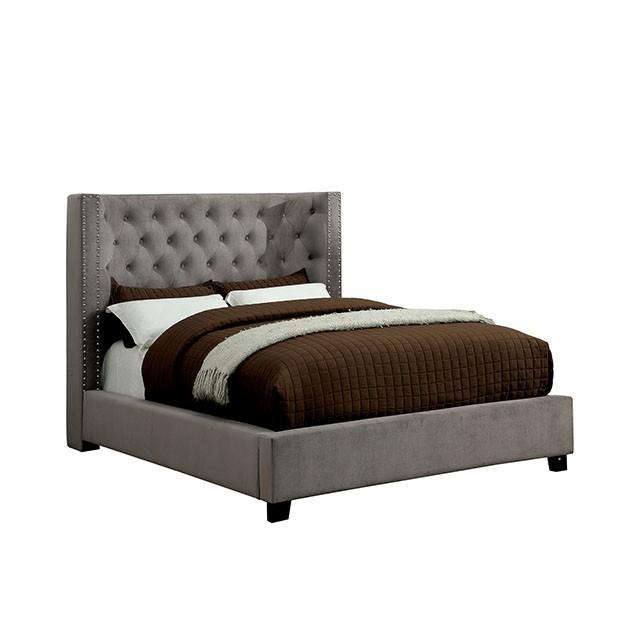 Cayla Bed Silver & Grey - Jay's Mattress Plus (NY)