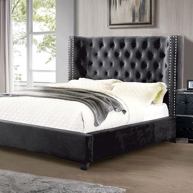 Cayla Bed Silver & Grey - Jay's Mattress Plus (NY)