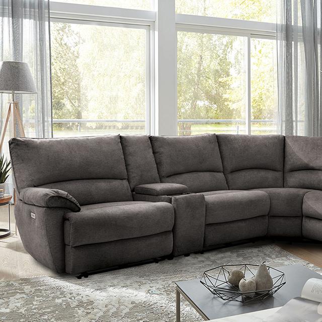 CERELIA Power Sectional, Gray - Jay's Mattress Plus (NY)
