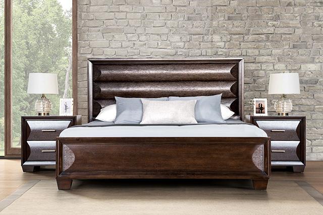 Chemnitz Bed Espresso & White - Jay's Mattress Plus (NY)