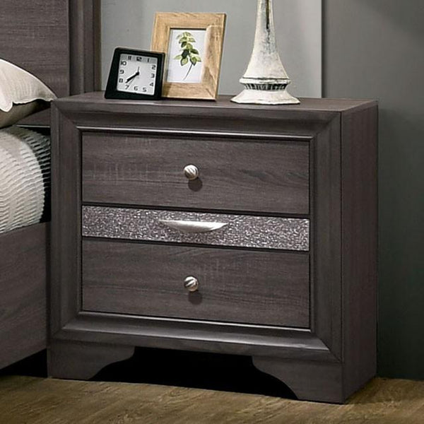 Chrissy Gray Night Stand - Jay's Mattress Plus (NY)