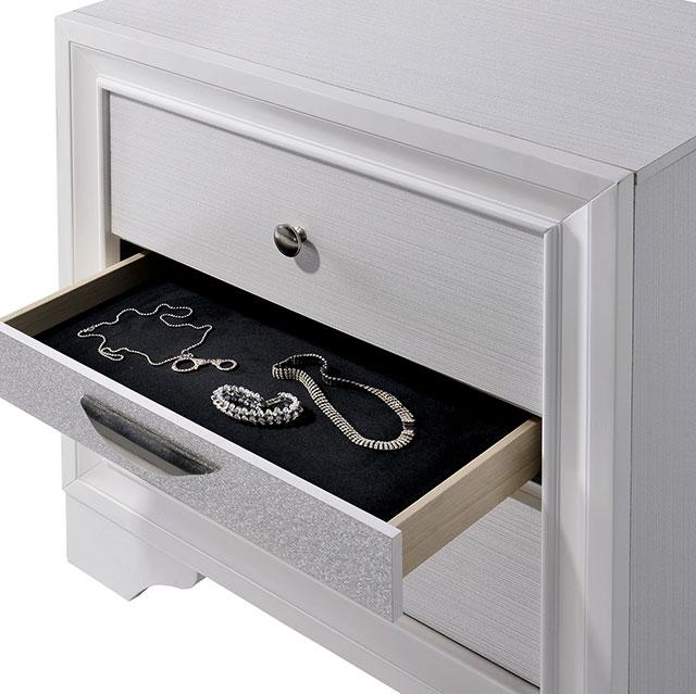 Chrissy White Night Stand - Jay's Mattress Plus (NY)