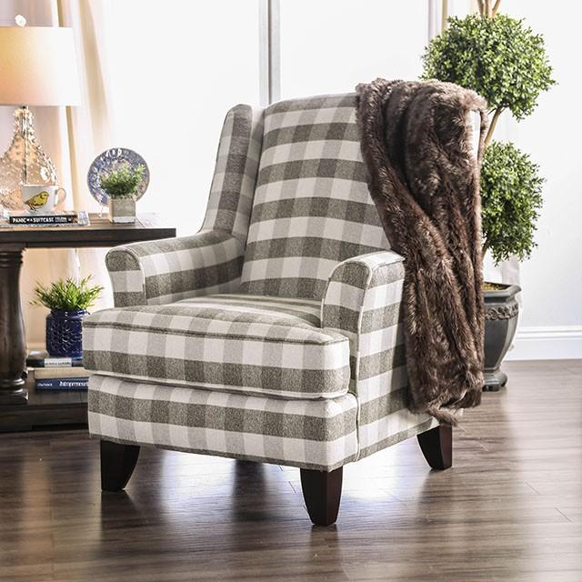 Christine Light Gray Chair - Jay's Mattress Plus (NY)