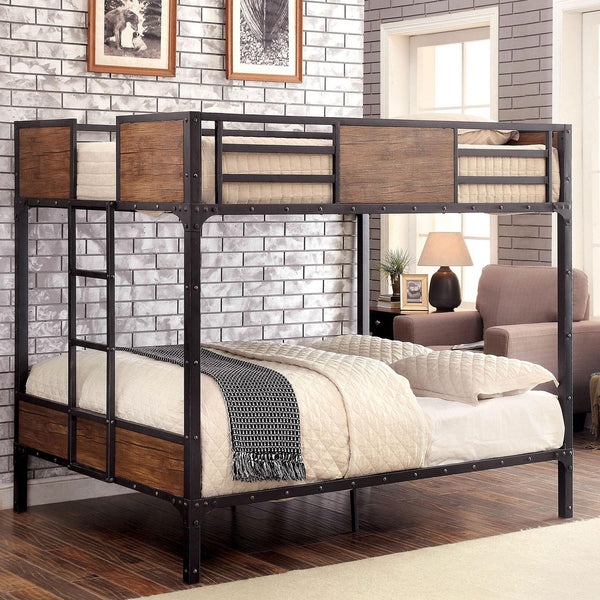 CLAPTON Black Full/Full Bunk Bed - Jay's Mattress Plus (NY)