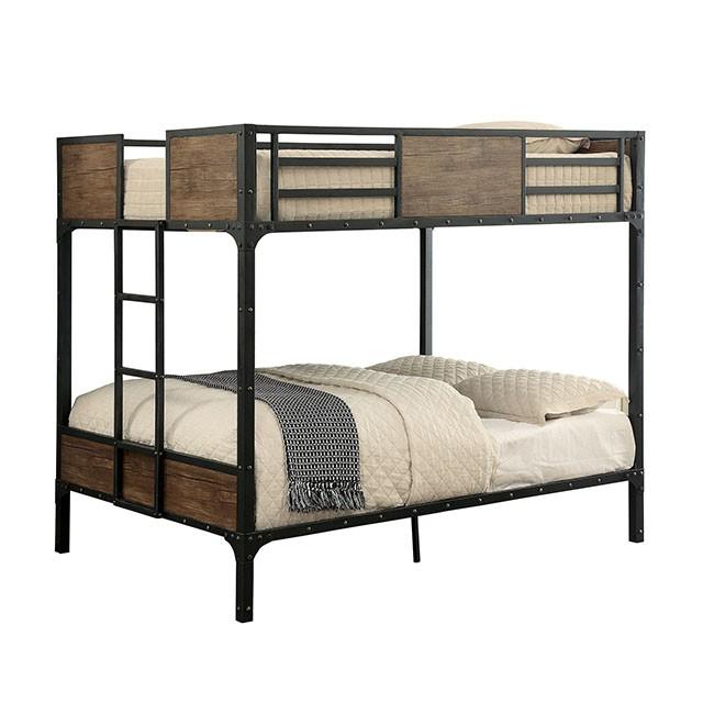 CLAPTON Black Full/Full Bunk Bed - Jay's Mattress Plus (NY)
