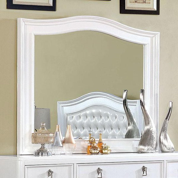 Ariston Mirror White, Silver, & Black - Jay's Mattress Plus (NY)
