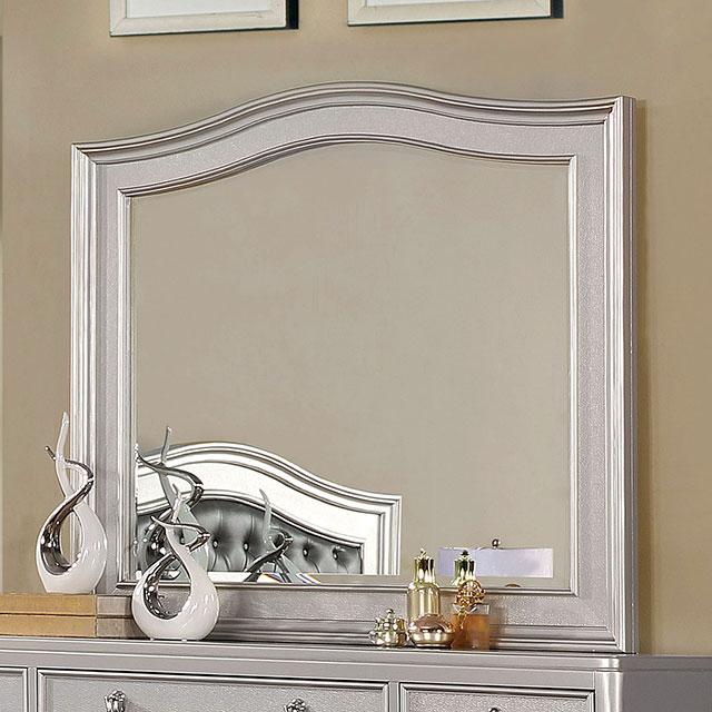 Ariston Mirror White, Silver, & Black - Jay's Mattress Plus (NY)