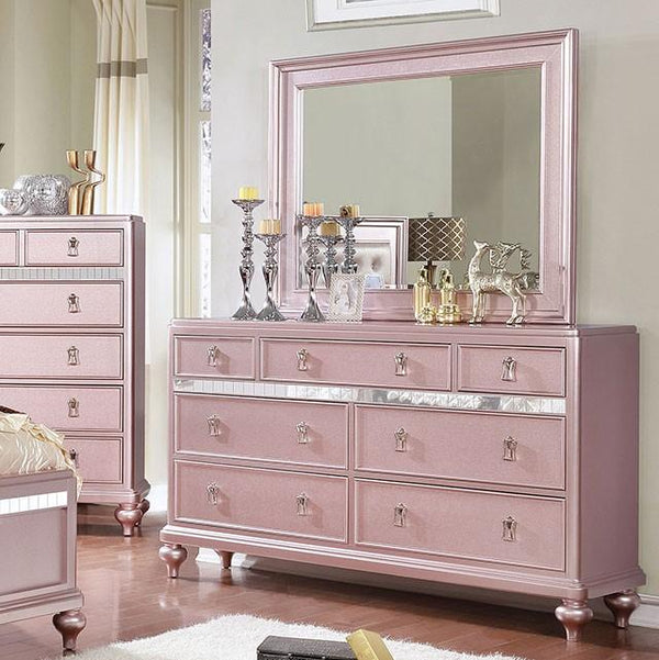 Ariston Rose Gold Dresser - Jay's Mattress Plus (NY)