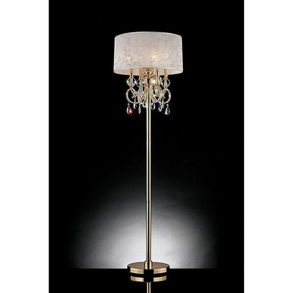 Deborah Gold 63"H Gold Floor Lamp - Jay's Mattress Plus (NY)