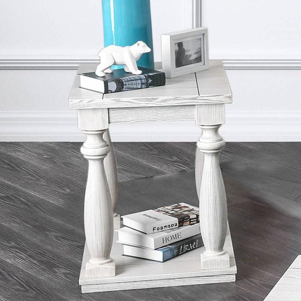 Arlington Antique White End Table - Jay's Mattress Plus (NY)