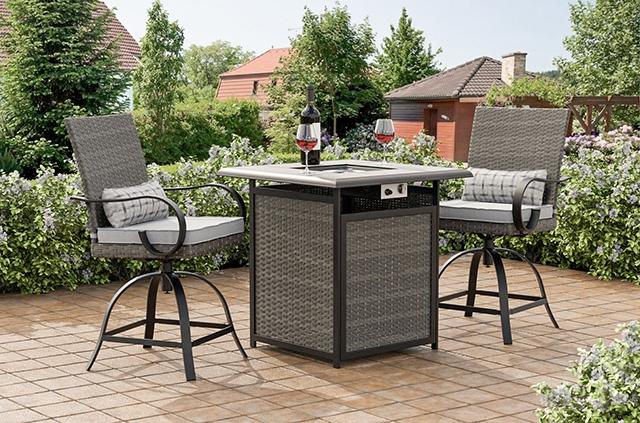 Arosa Fire Pit Counter Ht. Table - Jay's Mattress Plus (NY)
