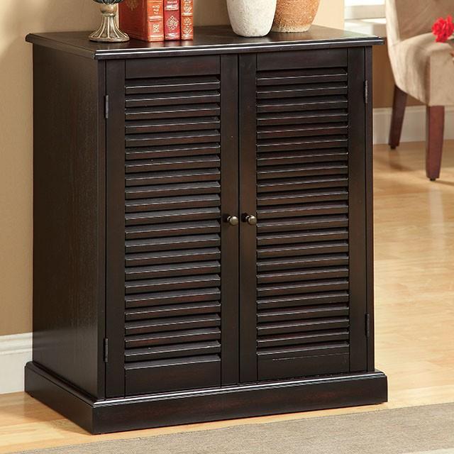 Della Espresso Shoe Cabinet - Jay's Mattress Plus (NY)