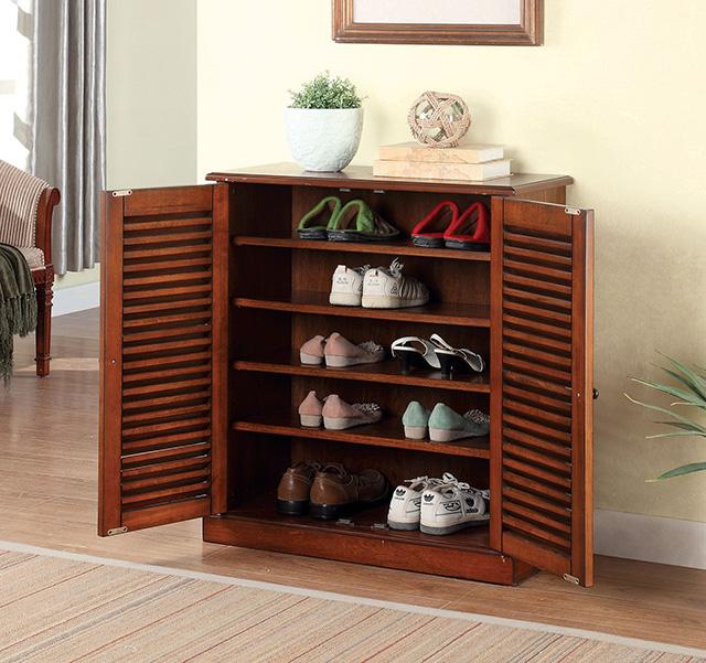 Della Oak Shoe Cabinet - Jay's Mattress Plus (NY)