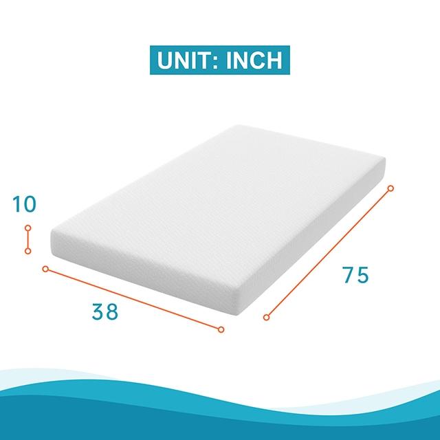 Artemisia 10" Memory Foam Mattress White - Jay's Mattress Plus (NY)