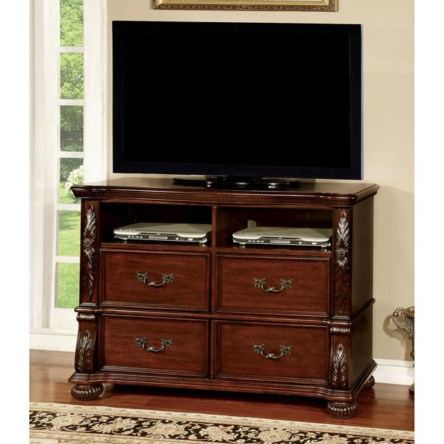 ARTHUR Brown Cherry Media Chest - Jay's Mattress Plus (NY)
