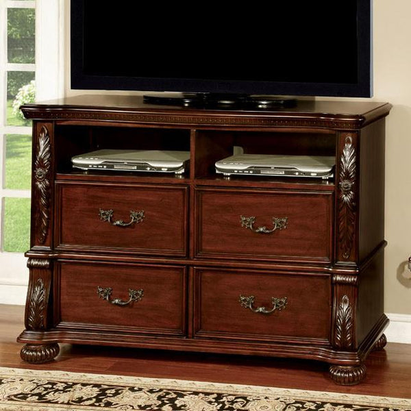 ARTHUR Brown Cherry Media Chest - Jay's Mattress Plus (NY)