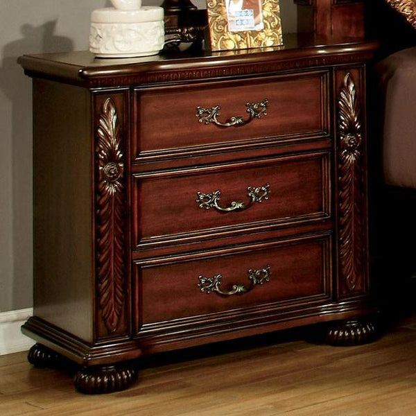 ARTHUR Brown Cherry Night Stand - Jay's Mattress Plus (NY)