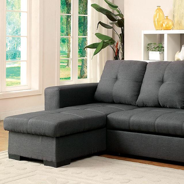 DENTON Sectional, Gray - Jay's Mattress Plus (NY)
