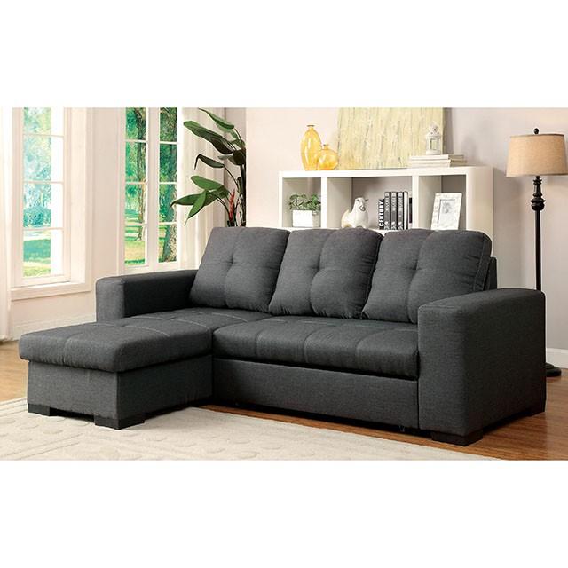DENTON Sectional, Gray - Jay's Mattress Plus (NY)
