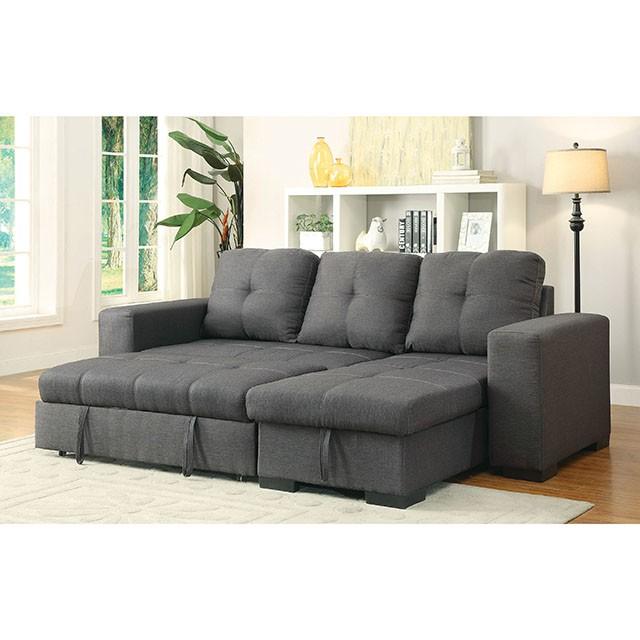 DENTON Sectional, Gray - Jay's Mattress Plus (NY)